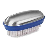 Fackelmann 61050 Brosse-Savon Acier Inoxydable Bleu/Blanc/Argent 8,5 x 5 x 3,5 cm
