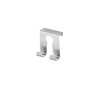 Crochet de porte en acier inoxydable Fackelmann Tecno Gris