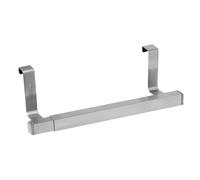 Fackelmann 61456 Porte serviette extensible, porte torchon de cuisine, porte serviette de bains, Acier inoxydable, 22 x 8 x 7 cm