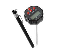 Fackelmann 63800 Thermomètre digital, thermomètre pour viande, thermomètre de cuisson, thermomètre de cuisine digital, Plastique, Acier inoxydable, 13,5 x 3,5 cm