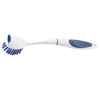 Fackelmann 63863 Sweany Brosse à Vaisselle Plastique Blanc/Bleu 28 x 5 x 4 cm