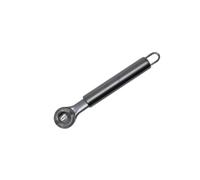 Fackelmann 670456 Cuillère à melon inox, cuillère parisienne, cuillère pour petites sphères, Acier inoxydable, Argenté, 16,5 x 3,1 x 1,8 cm