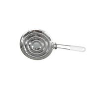 Fackelmann 682074 Diffuseur De Chaleur De Plaque De Cuisson, Accessoire Pour Gazinière, Blanc, Acier Inoxydable, 20,5 Cm