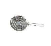 Fackelmann 682074 Diffuseur de Chaleur de Plaque de Cuisson, Accessoire pour gazinière, Blanc, Acier Inoxydable, 20,5 cm