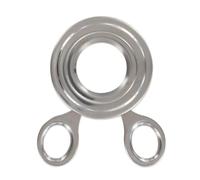 Fackelmann 682404 Coupe-œuf à la coque, découpe-œuf coque, coupe-œuf, Acier inoxydable, Argenté, 10 x 8 x 0,6 cm
