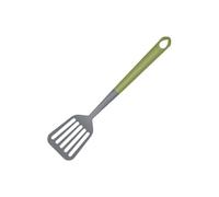 Fackelmann 687050 Pelle de cuisine ajourée, spatule de cuisine, pelle à servir, pelle de service des gratins, Polyéthylène issu de canne à sucre, 33 x 8 cm