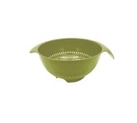 Fackelmann 687076 Passoire À Pied, Passoire À Égoutter, Egouttoir En Plastique Écosourcé, Vert, Plastique Bio, 31x24cm