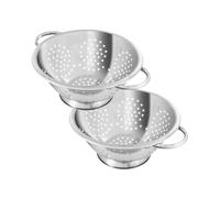 Ensemble de 2 Passoires inox 24 cm avec anses Fackelmann