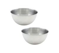 Ensemble de 2 Bols à mixer en inox de 20,5 cm de diamètre Fackelmann Basic