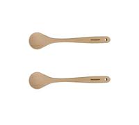 Fackelmann 9314350 Lot de cuillères de cuisine, Cuillère en bois, Ustensile de cuisine, Bois FSC, 30 x 6,5 cm