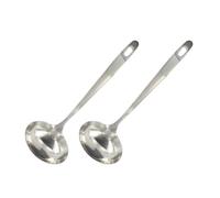 Fackelmann 9317650 lot de louches de cuisine inox 28 cm, louche, louche de cuisine, louche inox, ustensile de cuisine, Acier inoxydable, Argent, 28 cm