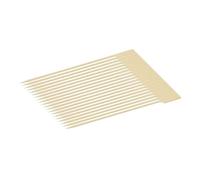 Fackelmann 9903050 Lot de 100 pics à brochette en bois, pic à brochette, ustensile de barbecue, pic en bois, Bois, 25 cm