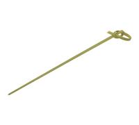 Fackelmann 9903250 Lot de 100 pics à brochette en bambou, pic à brochette, pic en bois, Bambou, 15 cm