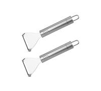 Fackelmann 9909850 Lot de 2 éplucheurs à légumes, éplucheur pommes de terre, éplucheur, ustensile de cuisine, rasoir à légumes, Acier inoxydable, 18 x 5,7 cm