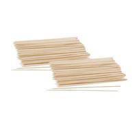 Fackelmann 9932250 Lot de 100 Brochettes en Bois Certifié Fsc, Pics à Grillades et Barbecues Écoresponsables, Piques Bois, Bois Certifié Fsc, 25cm
