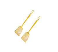 Fackelmann 9940450 Lot de 2 Tapettes à Mouche Colorée, Tapette à Mouches, Tue Mouche avec Pince pour Ramasser Les Insectes, Tapette, Plastique, Rouge, Jaune, Noir, 40 x 10 cm