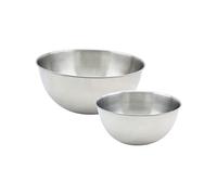 Set de 2 bols à mixer en inox 20,5 et 25 cm Fackelmann Basic Inox G
