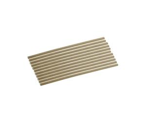 Fackelmann 9985650 Lot de 500 pailles en papier brunes, Pailles en papier recyclable brun, Papier certifié FSC, 21 cm