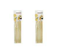 Fackelmann 9986750 2 Lots de 10 paires de baguettes bambou, baguettes, 10 paires de baguettes, Bambou, 23 x 1,2 x 0,4 cm