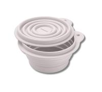 Boite à Snacks Pliable en Silicone Blanc Fackelmann Storage Blanc