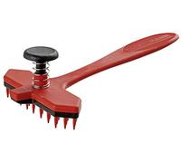 Fackelmann Brosse Étrille pour Chien 2 en 1 Rouge/Noir 18 x 9,5 cm