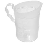 Fackelmann Carafe à mesurer, polypropylène blanc, 9,5 x 14 x 14 cm
