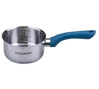 Fackelmann Casserole Essential Ø 12 cm en acier inoxydable avec poignée ergonomique en bakélite, résistante à la chaleur et inoxydable pour tous les types de cuisinières
