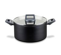 Fackelmann Casserole Statement 24 cm - Casserole avec revêtement en céramique - Aluminium recy vec revêtement antiadhésif - Sans PFAS - Poignée résistante à la chaleur - Pour tous les types de