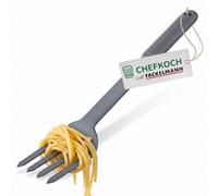 FACKELMANN Chefkoch Fourchette multifonction en plastique - Fourchette de cuisine avec poignée ergonomique Soft Touch - Convient pour casseroles et poêles à revêtement - Résistant à la chaleur et