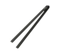 Fackelmann Chefkoch Pince en silicone - Parfaite pour les poêles revêtues, résistante à la chaleur jusqu'à 230 °C, passe au lave-vaisselle, gris foncé, 29 cm