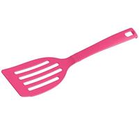 FACKELMANN Coral Spatule Fente 26.5cm Tropical Spatule avec Partie Fonctionnelle en Plastique pour Casseroles et Poêles Revêtement (Couleur : Corail), Quantité: 1 Pièce, 26.5
