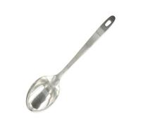 Fackelmann 40693 Cuillère à servir, louche plate, cuillère de cuisine, ustensile de cuisine, cuillère à soupe, Acier inoxydable, Argent, 31,5 x 7 cm