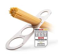 Fackelmann Cuillère à Spaghetti - Portionneuse pour Jusqu'à 4 Personnes - Mesure Facile de la Quantité de Pâtes - En Acier Inoxydable de Qualité Supérieure