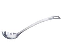 Fackelmann Cuillère à Spaghettis en Inox 30 cm | Service précis des pâtes, Inox robuste, Format 30 cm, Prise en main facile, Usage quotidien en cuisine