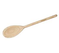 Fackelmann - Cuillère de cuisine pour remuer, mélanger ou tester le goût, en bois de hêtre, couleur naturelle, 25 x 4,5 cm, 1pc
