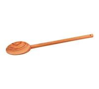 Fackelmann 30850 Cuillère de Cuisine Ronde 30cm en Bois d'olivier, Marron, 30 x 7,8 x 1,2 cm
