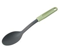 FACKELMANN Cuillère de Service 32 cm en Plastique, Vert Menthe/Gris Clair, 330 x 60 mm