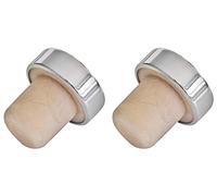Fackelmann Culot Acier et Silicone Universel Bouteilles Argent