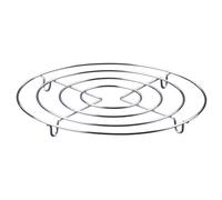 Fackelmann Dessous de Plat Essential en Acier Inoxydable - Protection Parfaite pour Les Surfaces de Cuisine - 20 x 20 x 2 cm - Argenté