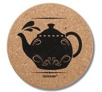 Fackelmann Dessous de plat théière Liège 15 cm Brun