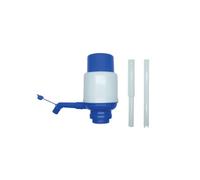 Fackelmann Distributeur à Eau - Fontaine et Adaptateur Avec Robinet Manuel - Blanc et Bleu - Plastique - 16 x 8 cm