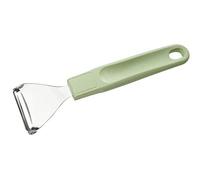 FACKELMANN Ecolution Éplucheur - Éplucheur en Acier Inoxydable, Fibres de Bois et Plastique Bio - 18 cm x 6 cm - Vert Menthe