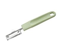 FACKELMANN Ecolution Éplucheur pendulaire - Éplucheur en Acier Inoxydable, Fibres de Bois et Plastique Bio - Éplucheur de légumes Vert Menthe 19,5 cm x 3 cm