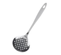 Fackelmann Écumoire en acier inoxydable, égouttoir à frits, égouttoir à huile, optimal pour égoutter les liquides, matériau durable et résistant, 32 x 10, 5 cm, 1 pièce