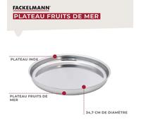 Fackelmann 31139 Pelle à lasagnes, Pelle à Pizza, spatule ajourée, spatule à lasagnes, ustensile de Cuisine, Acier Inoxydable, Bois, 29 x 8,8 x 5 cm