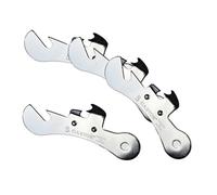 Fackelmann FM Professional 21403 Ouvre boite, Ouvre boite manuel, Boîte, Acier inoxydable, Argenté, 9,5 cm x 3 cm