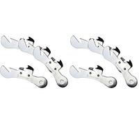 Fackelmann FM Professional 21403 Ouvre boite, Ouvre boite manuel, Boîte, Acier inoxydable, Argenté, 9,5 cm x 3 cm (Lot de 2)