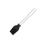 Fackelmann FM Professional 21525 Pinceau pâtisserie, Pinceau de cuisine, Pinceau de cuisine en silicone, Ustensile de pâtisserie, Silicone, Acier inoxydable, Noir, Argenté, 21 cm x 4 cm x 1,2 cm