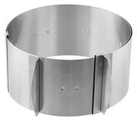 Fackelmann FM Professional 21600 Cercle Extensible Acier Inoxydable 15/30 cm, Neutre