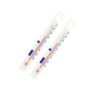 Fackelmann Fm Professional 21824 Thermomètre Frigo, Thermomètre Congélateur, Thermomètre Réfrigérateur, Lot De 2 Thermomètres Pour Réfrigérateurs, Plastique, Blanc, 15,5 Cm X 1,7 Cm X 0,6 Cm